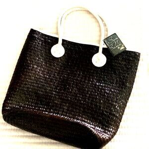 Sun N Sand Woven Tote Bag